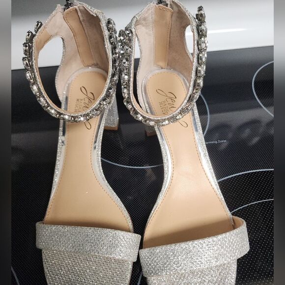 Jewel Badgley Mishka Louise Peep-Toe Block Heel SIZE 6 New - Picture 8 of 14